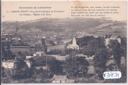 SAINT-POINT- LE CHATEAU- L EGLISE ET LA GARE- MEDITATIONS DE LAMARTINE - Other & Unclassified