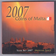 MALTE - COFFRET BRILLANT UNIVERSEL  2007 - 8 PIECES - 1.93 LIRE - Malte