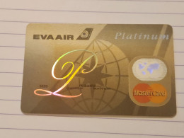 TAWIAN-credict Card-EVAAIR-PLATINUM-MASTER CARD-GOOD CARD - Geldkarten (Ablauf Min. 10 Jahre)