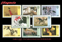 CUBA MINT. 1999-19 PINTURA CHINA CONTEMPORÁNEA. EXPOSICIÓN FILATÉLICA CHINA 99 - Nuevos