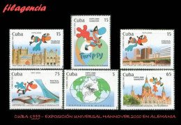 CUBA MINT. 1999-22 EXPOSICIÓN UNIVERSAL HANNOVER 2000. SEGUNDA SERIE - Unused Stamps