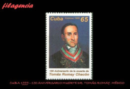 CUBA MINT. 1999-31 150 ANIVERSARIO DE LA MUERTE DEL MÉDICO CUBANO TOMÁS ROIG - Unused Stamps