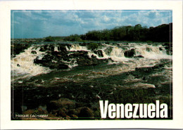13-2-2024 (4 X 10) Venezuela (waterfall) Fold In Centre Of Card As Ssen On Scan - Venezuela