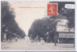 SEZANNE- AVENUE DE LA GARE- CAFE-RESTAURANT- ABONNES AU TELEPHONE N°10 - Sezanne