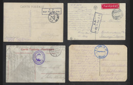 Duitse Oorlogspost / Feldpost 12 Postkaarten UNCHECKED / NIET NAGEZIEN  ; Details & Staat Zie 6 Scans  !  LOT 292 - Army: German