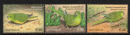 AUSTRALIA, 2024 GROUND PARROTS 3 MNH - Unused Stamps