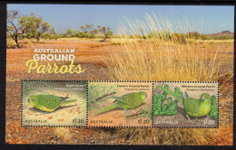 AUSTRALIA, 2024 GROUND PARROTS MINISHEET MNH - Neufs