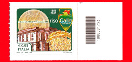Nuovo - MNH - ITALIA - 2016 - 160 Anni Del Riso Gallo – Logo - Rice - 0,95 € - Cod. A Barre 1753 - Bar-code