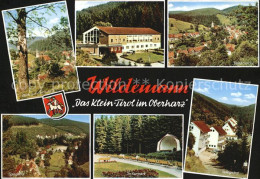 72423533 Wildemann Kirche Kurhaus Teilansicht Spiegeltal Kurpark Wildemann - Wildemann