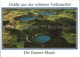 72422129 Daun Eifel Dauner Maare Vulkaneifel Fliegeraufnahme Daun - Daun