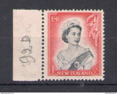 1953-59 NEW ZEALAND - SG 732b - Die II - Elisabetta II - MNH** - Other & Unclassified