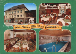 72419602 Roehrnbach Hotel Pension Alte Post Restaurant Hallenbad Bayerischer Wal - Lobenstein