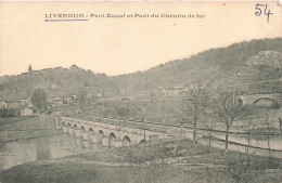 FRANCE - Liverdun - Vue Générale Du Pont Canal Et Pont Du Chemin De Fer - Carte Postale Ancienne - Liverdun