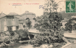 FRANCE - Longuyon - Vue Générale - Le Pont Sur Le Confluent - Carte Postale Ancienne - Longuyon