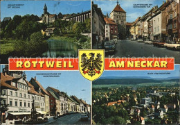 72418109 Rottweil Neckar Hochbrueckstrasse Marktbrunnen Hochturm Hauptstrasse Bu - Rottweil