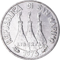 Monnaie, Saint Marin , Lira, 1975, TTB+, Aluminium, KM:40 - Saint-Marin