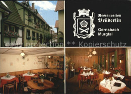 72417510 Gernsbach Restaurant Bruederlin Gernsbach - Gernsbach