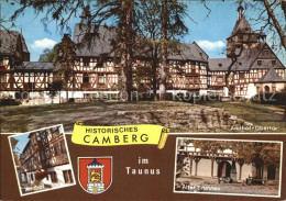 72416550 Camberg Bad Amthof Obertor Fachwerkhaeuser Alter Brunnen Camberg Bad - Bad Camberg