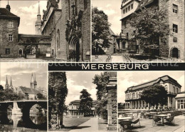 72416379 Merseburg Saale Domportal Schlossvorhof Rabenkaefig Neumarktbruecke Sch - Merseburg