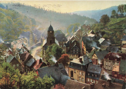 ALLEMAGNE - Morgengrauen In Monschau In Der Eifel - Dawn Of Day At Monschau Eifel - Carte Postale - Monschau