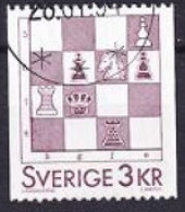 1985. Sweden. Chess. Used. Mi. Nr. 1359 - Used Stamps