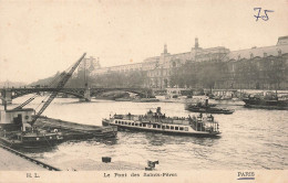 FRANCE - Paris - Vue Sur Le Pont Des Saints Pères - Carte Postale Ancienne - Andere Monumenten, Gebouwen