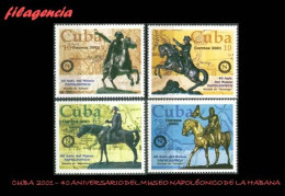 CUBA MINT. 2001-23 40 ANIVERSARIO DEL MUSEO NAPOLEÓNICO. BATALLAS DE NAPOLEÓN BONAPARTE - Nuevos