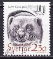 1989. Sweden. Wolverine (Gulo Gulo). Used. Mi. Nr. 1520 - Gebraucht