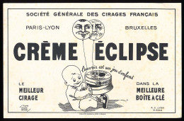 Buvard 20.8 X 13.4 Crème ECLIPSE De La Société Générale Des Cirages Français D'après Edouard Bernard Boîte à Clé - Chaussures