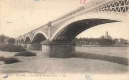 FRANCE - Nevers - Vue Générale - Le Pont Du Chemin De Fer - L L - Carte Postale Ancienne - Nevers