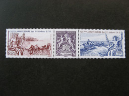 Polynésie: TB Bande N° 1009 Et N° 1010, Neufs XX. - Unused Stamps