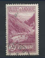 Andorre N°41 Obl (FU) 1932/33 - Gorges De Saint - Julia - Usados