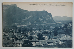 Cpa Sépia Bleu VOREPPE Isère Vue Générale Et Le Bec De L'Echaillon - NOV63 - Voreppe