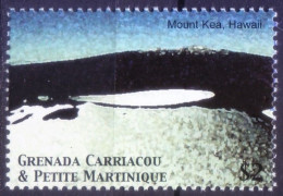 Grenada Ca & Pe Martinique 2002 MNH, Mauna Kea, Hawaii, Mountains - Montañas