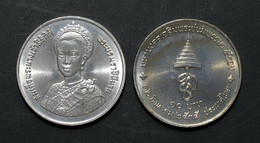Thailand Coin 10 Baht 1992 60th Queen Birthday Y261 - Tailandia
