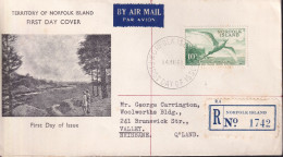 Norfolk Island 1961 Sc 41 SG 36 FDC - Norfolk Island