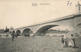 FRANCE - Gergy - Vue Sur Le Pont Boucicaut - Carte Postale Ancienne - Sonstige & Ohne Zuordnung