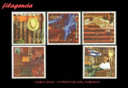 CUBA MINT. 2002-02 IV FESTIVAL DEL HABANO - Nuevos