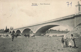 FRANCE - Gergy - Vue Sur Le Pont Boucicaut - Carte Postale Ancienne - Autres & Non Classés