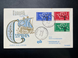 ENVELOPPE EUROPA / CYPRUS CHYPRE / FDC 1963 - Briefe U. Dokumente