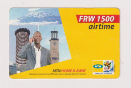 RWANDA - Man On Mobile Remote Phonecard - Ruanda