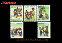 CUBA MINT. 2002-04 PIONEROS EXPLORADORES. MOVIMIENTO SCOUT - Nuevos