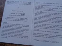 Doodsprentje/Bidprentje  Leonie STERKENS   Rijkevorsel 1916-1995 Vlimmeren  (Echtg August Driesen) - Religion & Esotérisme