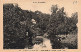 FRANCE - Alpes Mancelles - St Cénert Le Gerel - Vue Générale - Les Bords De Sarthe Vus Du Pont- Carte Postale Ancienne - Autres & Non Classés