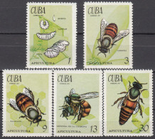 CUBA 1971, FAUNA, BEES, COMPLETE MNH SERIES With GOOD QUALITY, *** - Ungebraucht