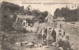 FRANCE - Les Alpes Mancelles - Saint Céneri (Orne) - Vue En Perspective Du Pont - Carte Postale Ancienne - Autres & Non Classés