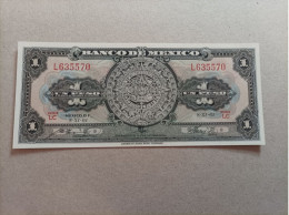 Billete De México De 1 Peso, Año 1961, UNC - México