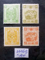 （2336B） TIMBRE CHINA / CHINE / CINA Mandchourie (Mandchoukouo) With Watermark * - 1932-45 Manciuria (Manciukuo)