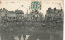 FRANCE - Le Mans - Vue Générale Du Pont En X - Carte Postale Ancienne - Le Mans