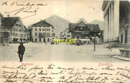 Autriche, Dornbirn, Carte Pionnière ( Avant 1904 ) Marktplatz, Visuel Peu Courant - Dornbirn